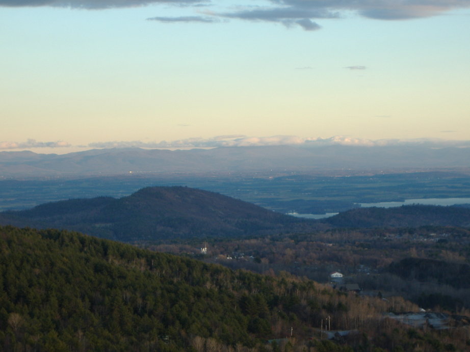 Mineville-Witherbee, NY: veiw of mineville witherbee from belfry mountain tower apx 1800 ft ..