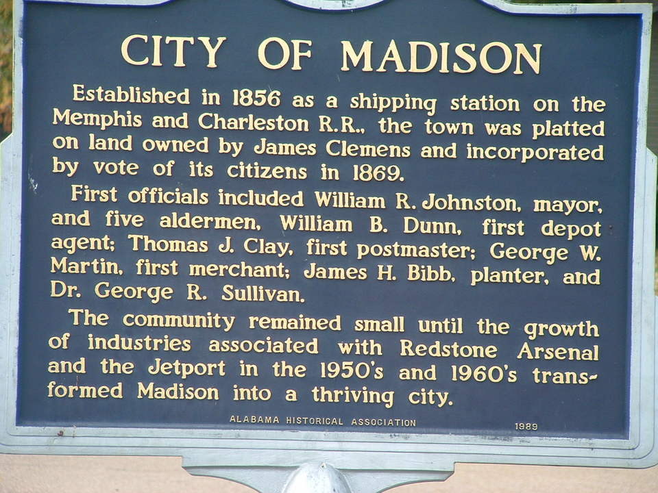 Madison, AL: MADISON HISTORY