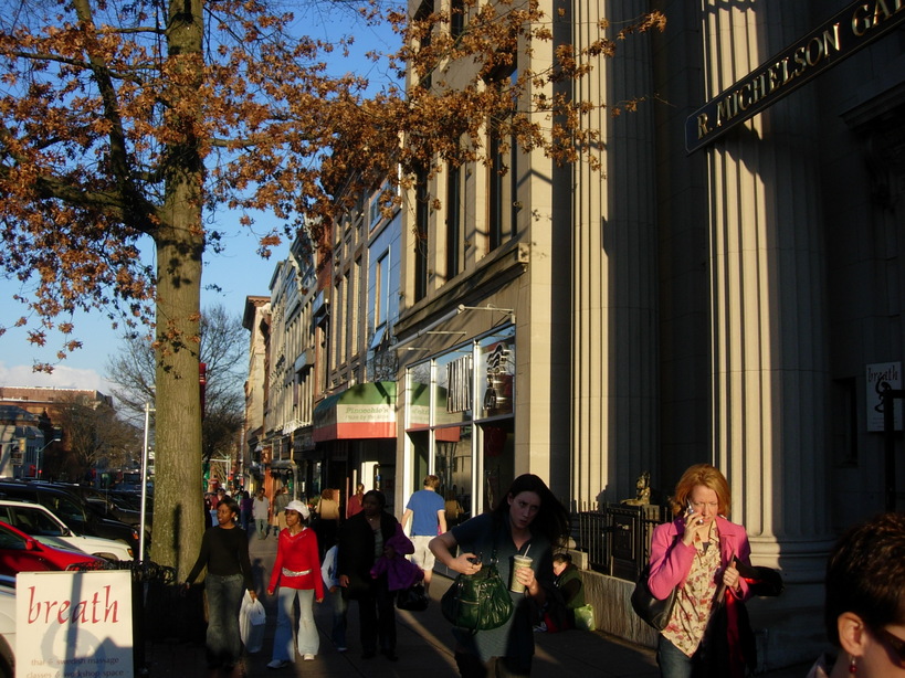 Northampton, MA : Sunny during Winter 2007, Main St., Northampton, MA