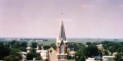 Granville, IA : Aerial view of Granville, Iowa