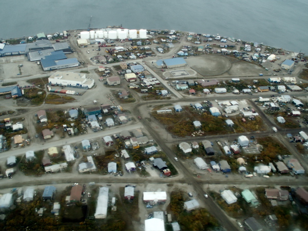 Kotzebue, AK : Kotzebue from the air