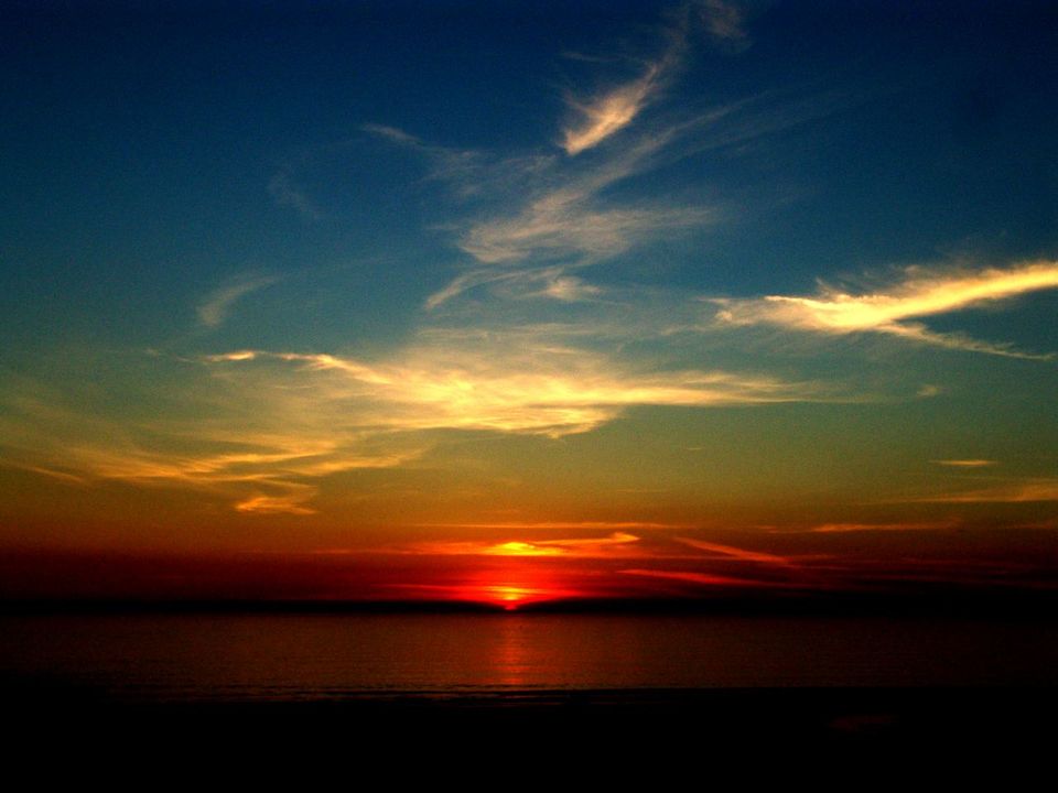 ocean sunset photos. CA : Sunset from Ocean