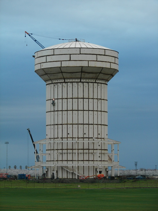 Ripon, CA: Water Tower under construction