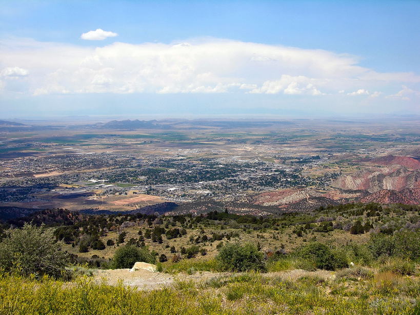 Cedar City, UT: Photo was taken of the view from Cedar City's BIG C mountain.