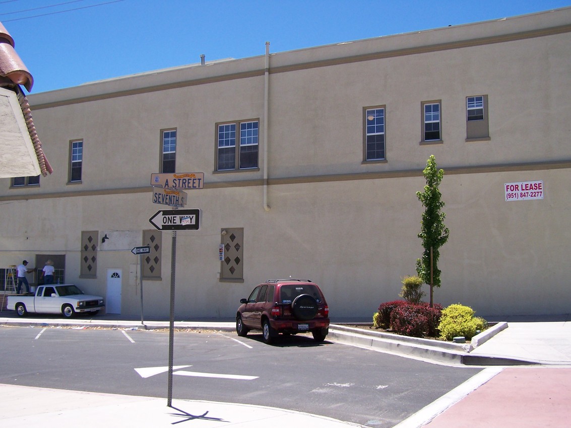 Victorville, CA: a picture of the historic Odd Fellows Association building