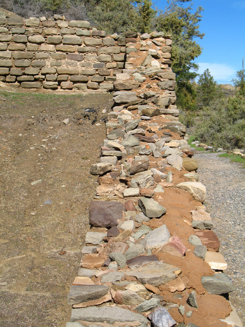 Bloomfield, NM : Salmon Ruins Wall Up Close