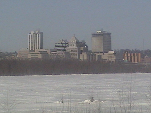 East Peoria, IL: view of downtown peoria from east peoria