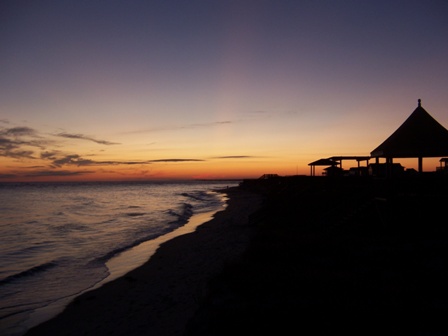 Emerald Isle, NC : Sunset on the beach