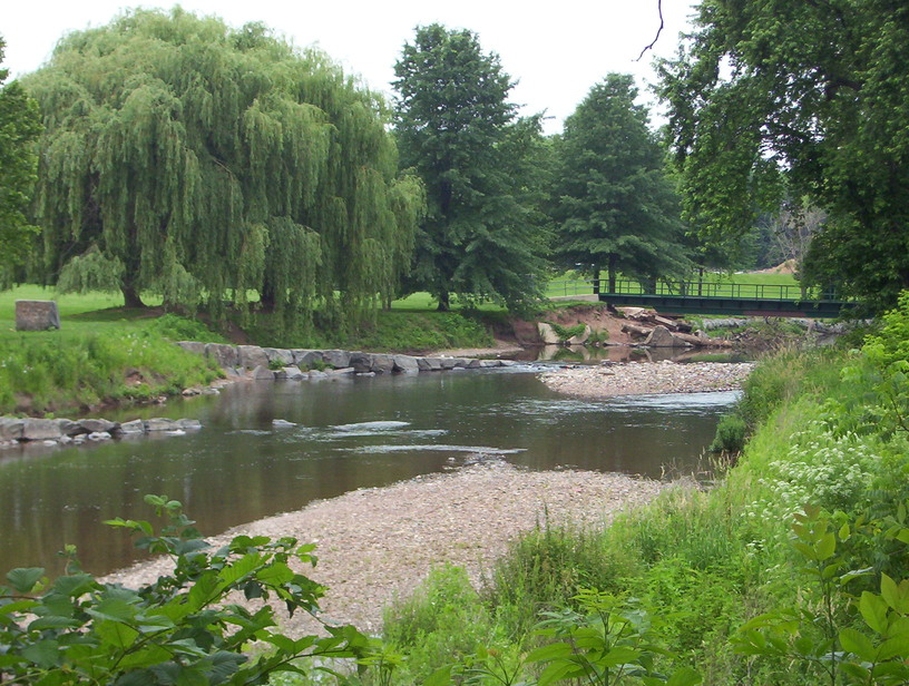 Pottstown, PA: Manatawny Creek at Memorial Park in Pottstown