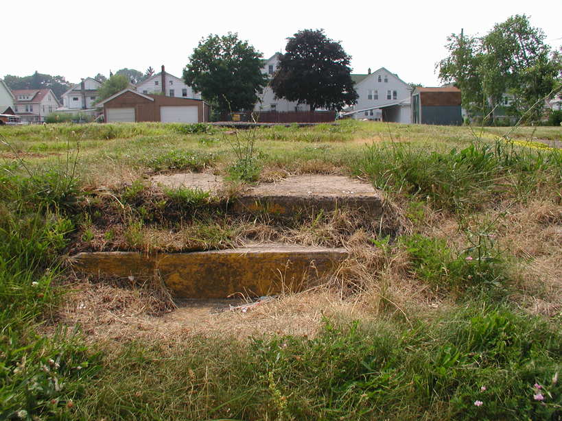 Freeland, PA : Steps to Education. All that is left of the Daniel Coxe Memorial School