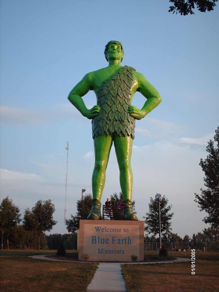 Blue Earth, MN: Green Giant