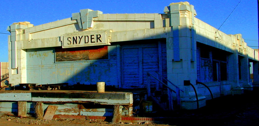 Snyder, TX : Santa FeTrain Depot