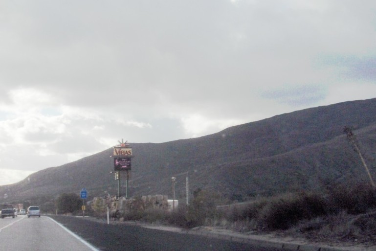 Alpine, CA: Viejas Casino signage along I-8, Alpine, CA
