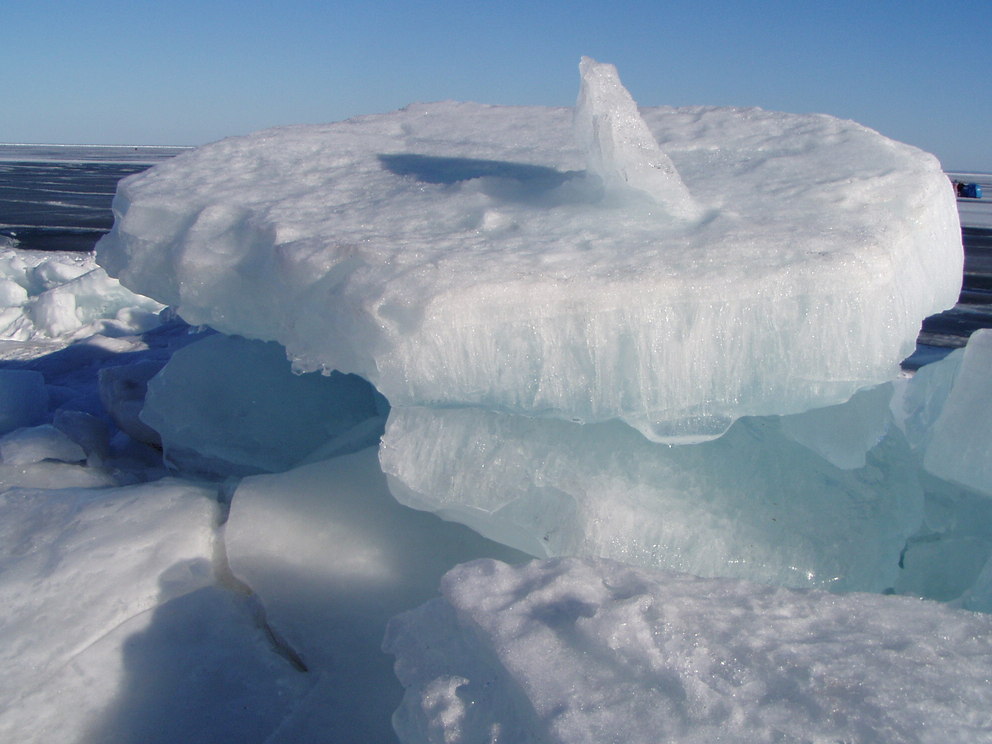 Duluth, MN: Natural ice formation at Brighton Beach