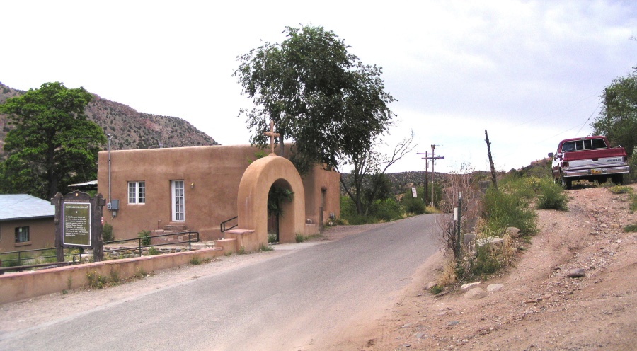 Chimayo, NM : Chimayo hilltop scene. Chimayo N.M.  August 2004