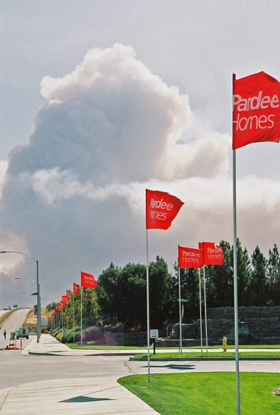Beaumont, CA : Wildfire in Beaumont