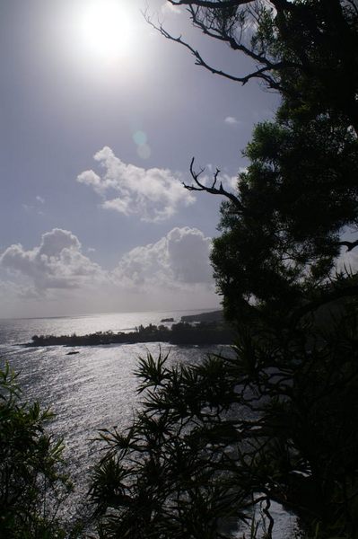 Hana, HI : Sunset over Hana