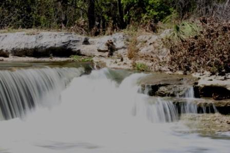 Round Rock, TX : Brusky Creek Waterfall photo, picture, image (Texas