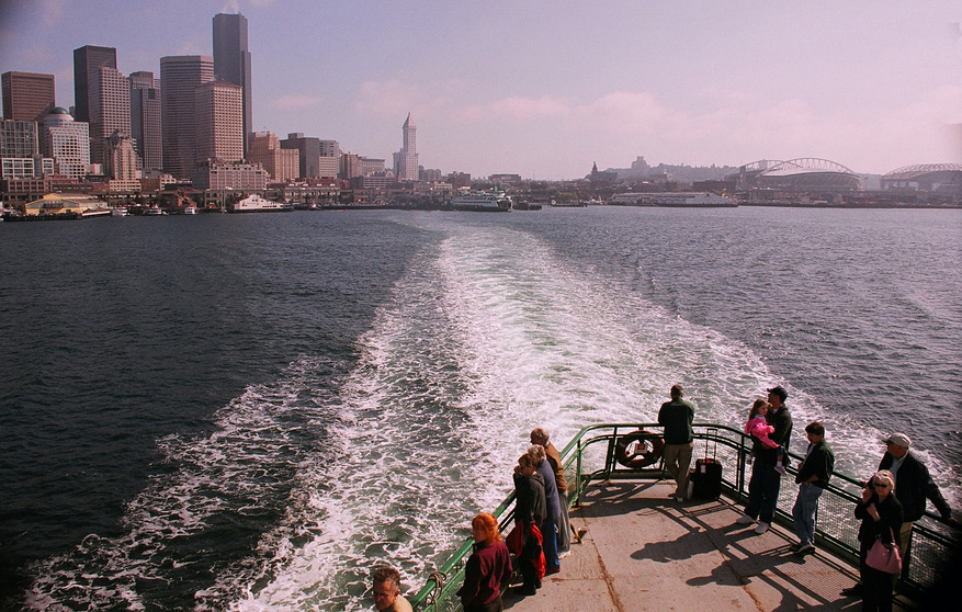 Seattle, WA: Seattle from ferry