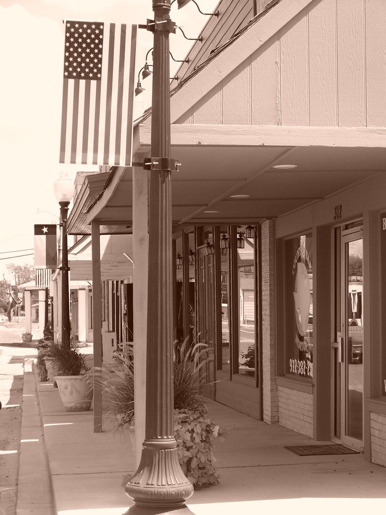 Celina, TX: Shops "on the square" in Downtown Celina