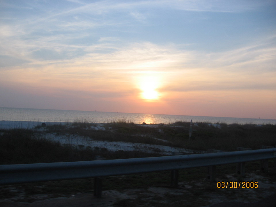 Mexico Beach, FL : sunset in mexico beach