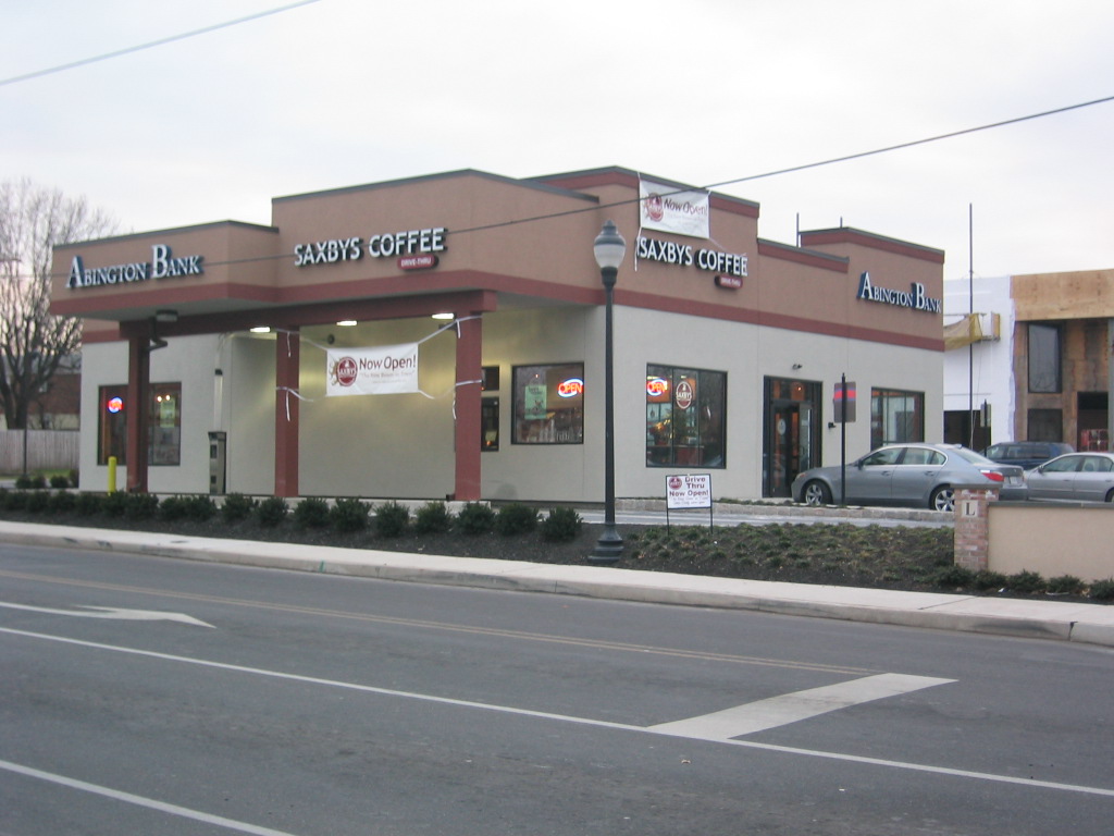Lansdale, PA: Saxbys Coffee Shop & Abington Bank