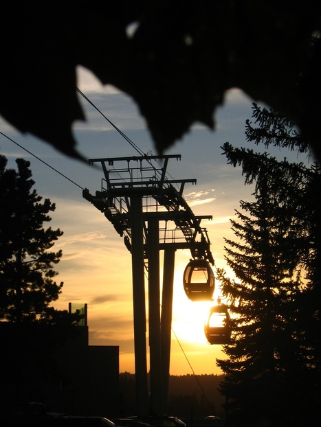Spokane, WA : Gondola over the Falls