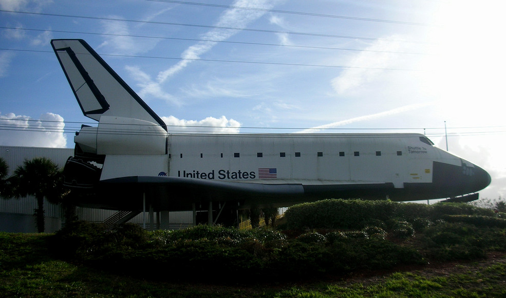 Cape Canaveral, FL: Space Shuttle outside Kennedy Space Center