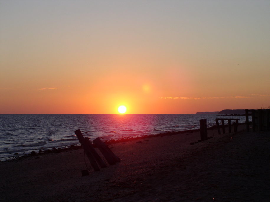 Sound Beach, NY: Sunrise over the West Beach