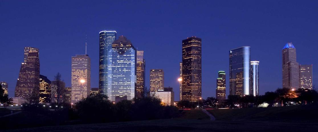 Houston, TX: Houston at dusk