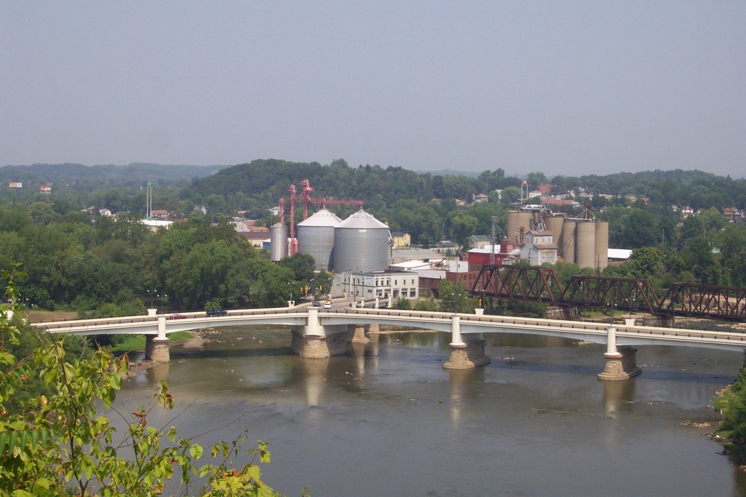 Zanesville, OH : Historic Y-Bridge, Zanesville, OH photo, picture