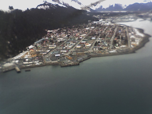 Seward, AK: Arial View of Seward, Alaska