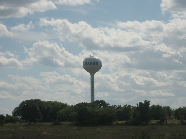 Bangs, TX : Bangs Water Tower