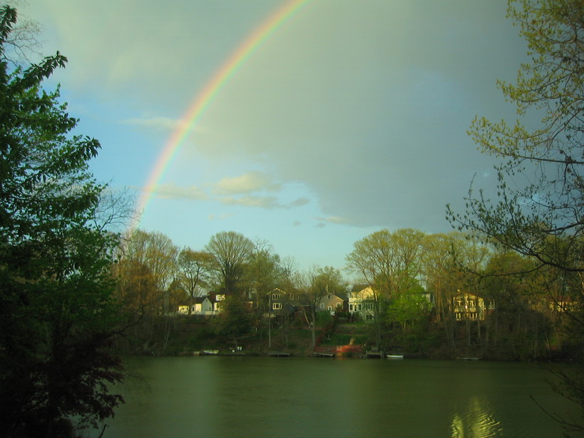 Matawan, NJ: Sunset over Matawan Lake