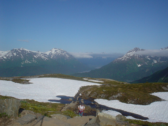 Seward, AK : view from Harding Icefield