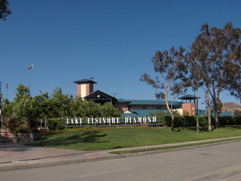 Lake Elsinore, CA: Lake Elsinore's Diamond Stadium; Home of the Lake Elsinore Storm. Minor league team for the San Diego Padres