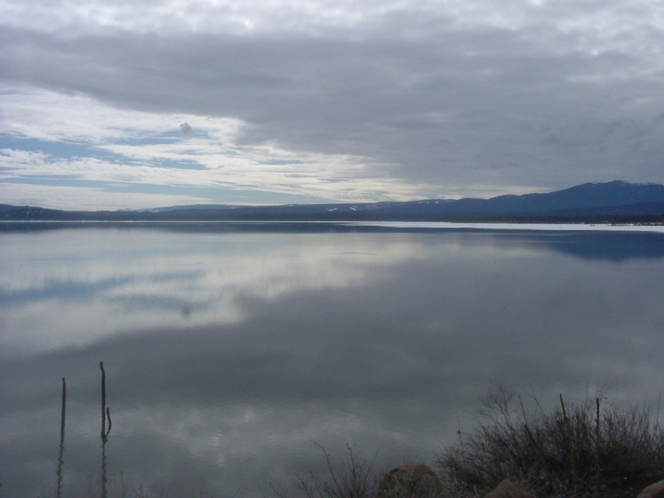Chester, CA Lake Almanor in March photo, picture, image (California