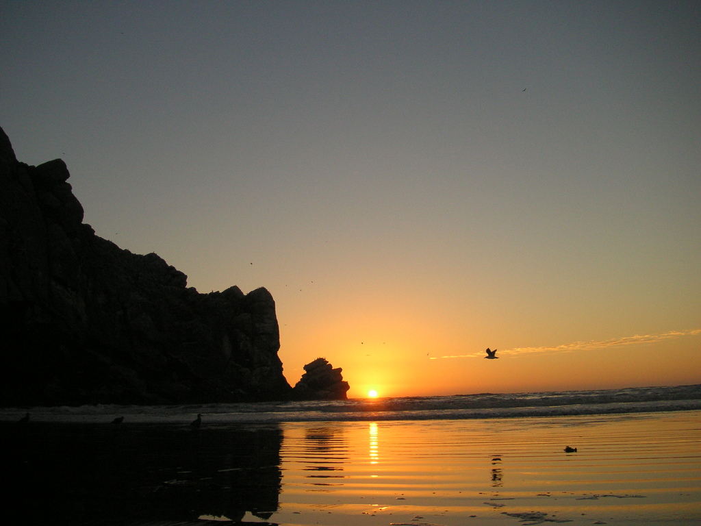 Morro Bay, CA : Sunset, Morro Bay, CA