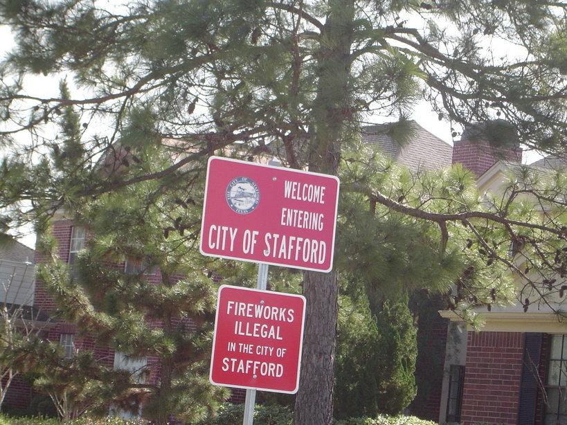 Stafford, TX: Entering City Limits