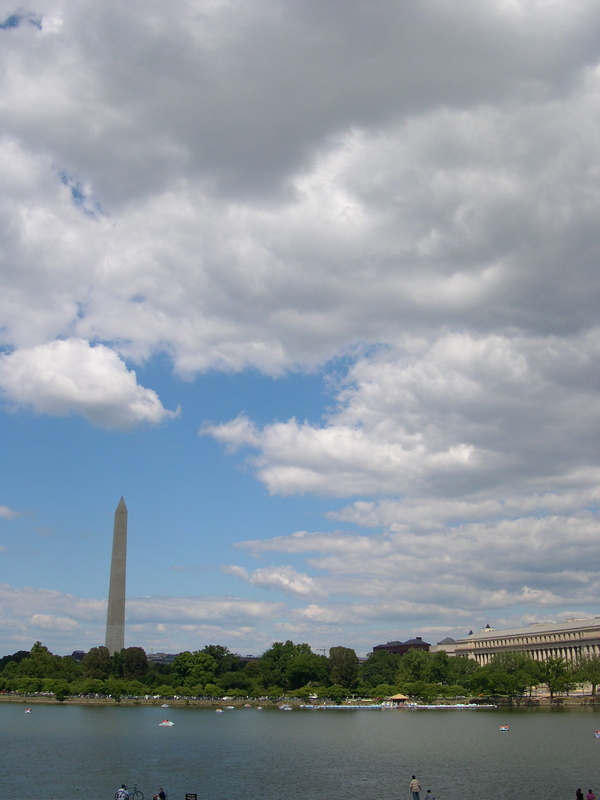 Washington, DC : Washington Monument view from the Jefferson Memorial