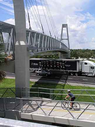 Lake Mary, FL : Seminole County Trail Bridge Crossing I-4