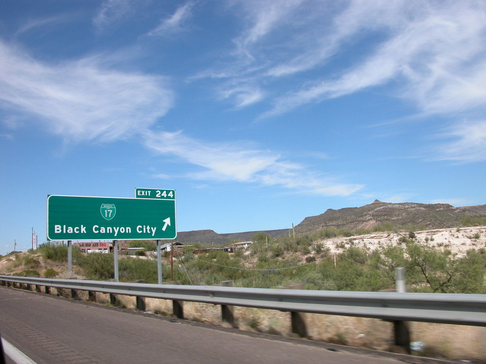 Black Canyon City, AZ: black canyon city from i-17