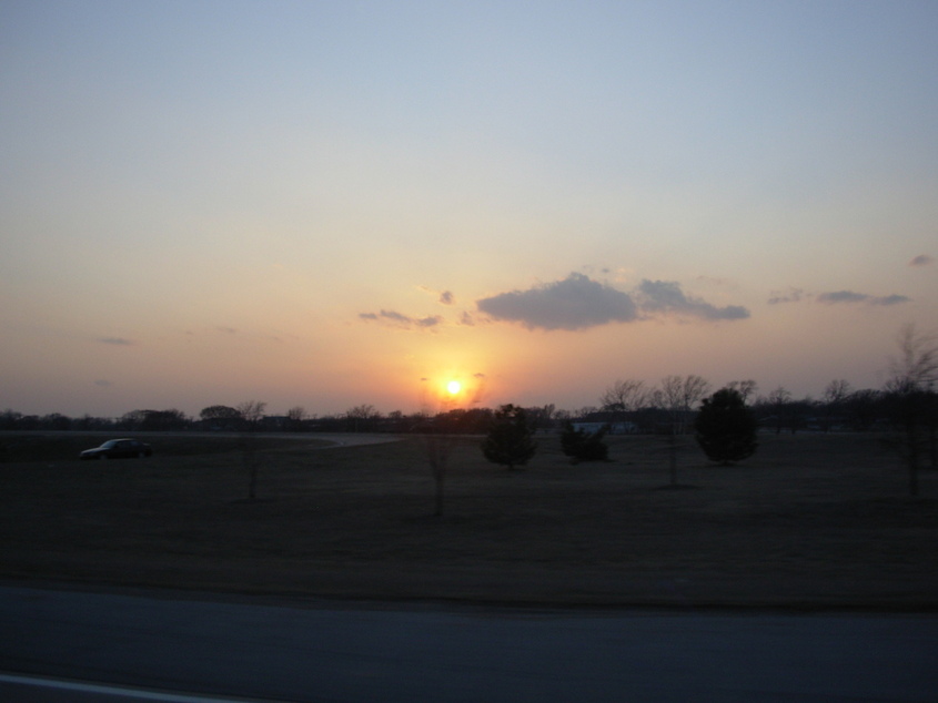 Dewey, OK : Sunset off of Highway 75