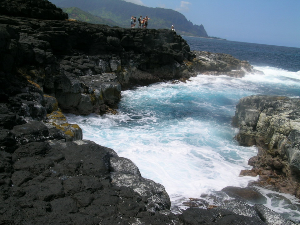 Kailua, HI : volcanic pond