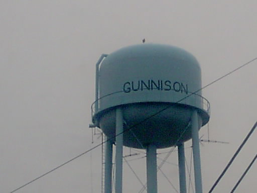Gunnison, MS: Water tower in gunnison MS