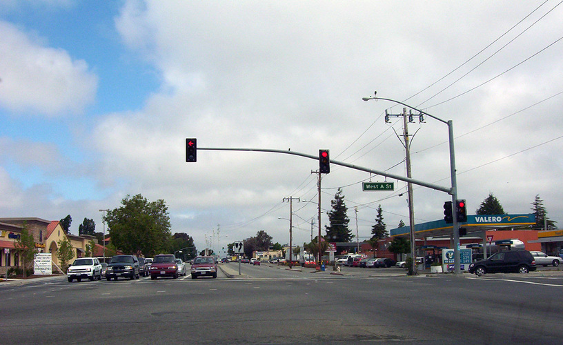 Hayward, CA: Hayward Hesperian Blvd at West A Street