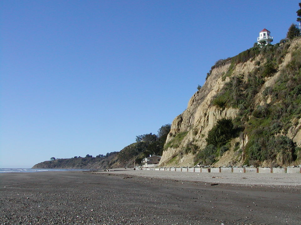 Bolinas, CA : on the beach