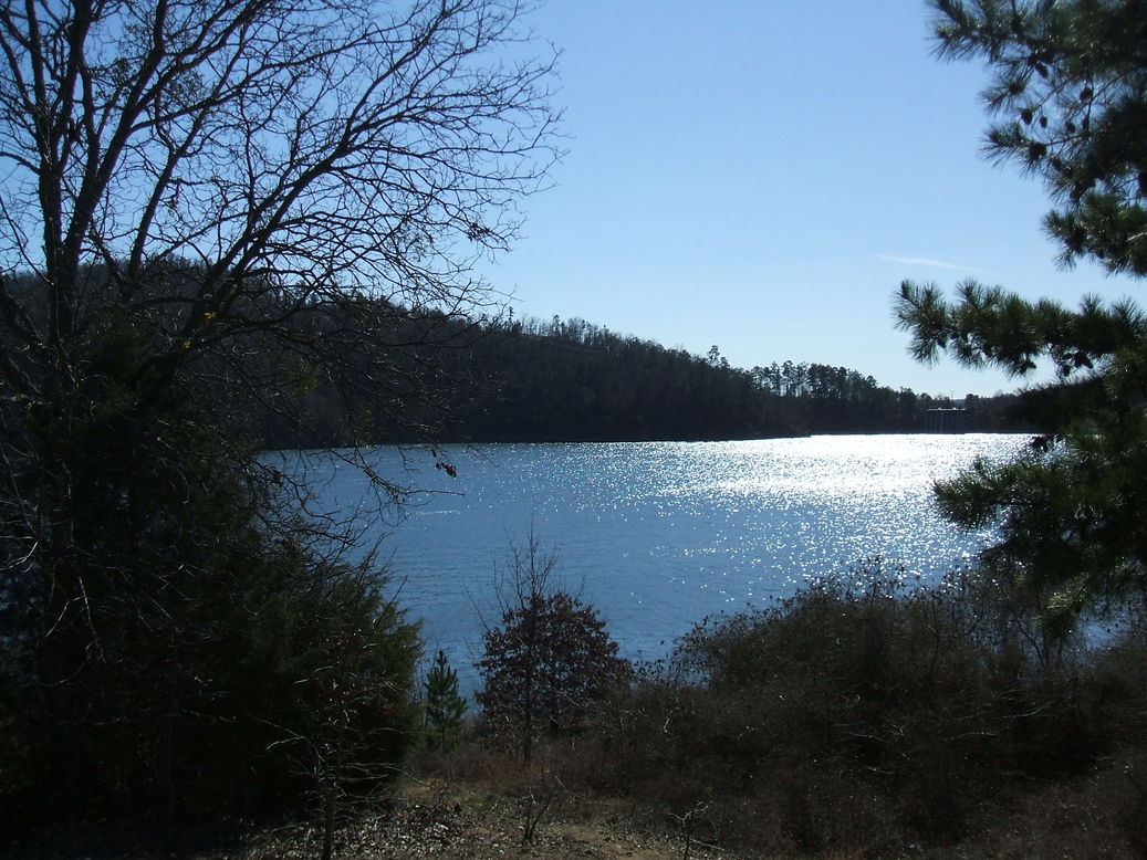 Broken Bow, OK : sundown at the park