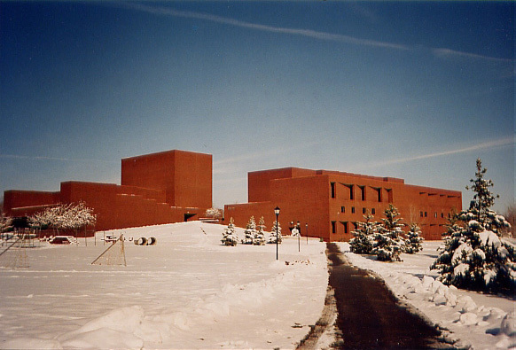 Potsdam, NY: The Crane School of Music in the winter