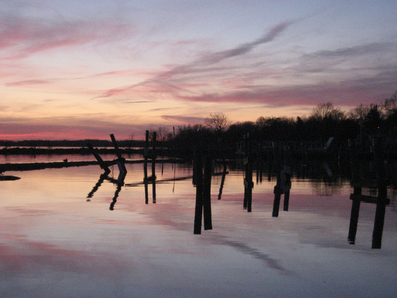Liverpool, NY : Onondaga Lake Park at sunset